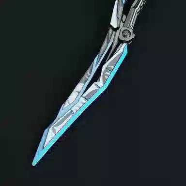 欧洛伊 蝴蝶刀 近战武器摆件 炫酷帅气把玩 未开刃 不可开刃 其他静态模型