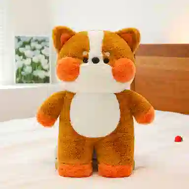 欧洛伊 可爱嘟嘟系列 青蛙大号兔子 玩偶 毛绒公仔