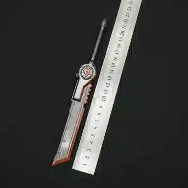 欧洛伊 机甲大刀 炫酷帅气近战武器游戏道具收藏级工艺品 可收藏把玩不可开刃 其他静态模型