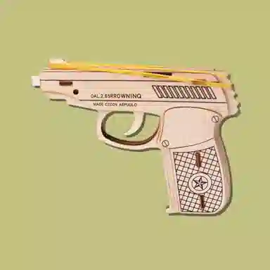 欧洛伊 木制蝴蝶折叠爪子刀拼图 拼装模型