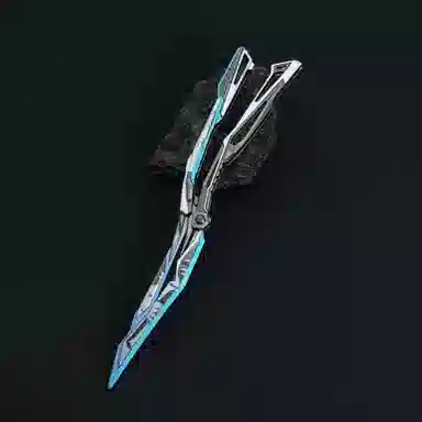 欧洛伊 蝴蝶刀 近战武器摆件 炫酷帅气把玩 未开刃 不可开刃 其他静态模型