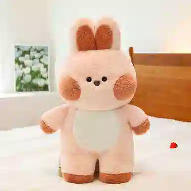 欧洛伊 可爱嘟嘟系列 青蛙大号兔子 玩偶 毛绒公仔