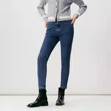 太平鸟 四面弹小脚牛仔裤 女款