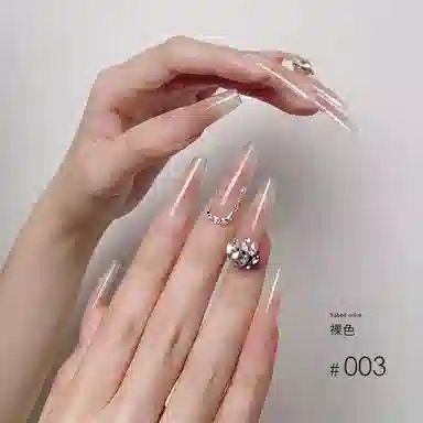 恩妮诗 裸色腮红遮瑕拍拍胶 遮盖游离线  美甲店专用