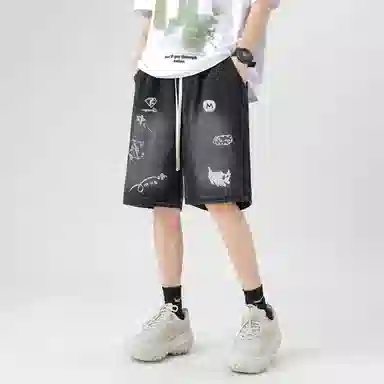 PEIMENG Denim Shorts