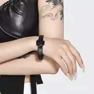 ICEMOBINC BLVCK Titanium Bracelet Full Zircon Logo