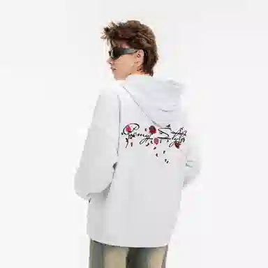 PCMY Rose Lettering Hoodie