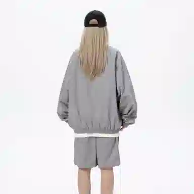 巴塞罗那足球俱乐部 美式复古户外出游三条杠拼接轻薄速干外套休闲通勤百搭宽松凉感透气运动钓鱼骑行 防紫外线防晒服 男女同款