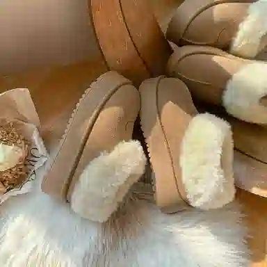 EXULL Q Fabric Ankle Snow Boots