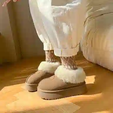 EXULL Q Fabric Ankle Snow Boots