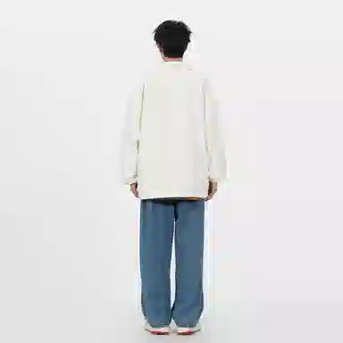 布客行 美式简约户外基础款无性别主义学院风纯色宽松休闲透气百搭立领夹克 男女同款