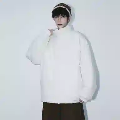 布客行 美式简约户外基础款无性别主义学院风纯色宽松休闲透气百搭立领夹克 男女同款