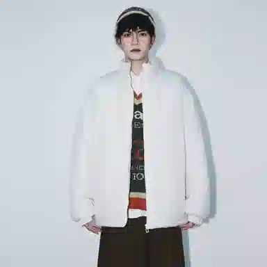 布客行 美式简约户外基础款无性别主义学院风纯色宽松休闲透气百搭立领夹克 男女同款