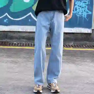 FUERZA Retro Straight Jeans