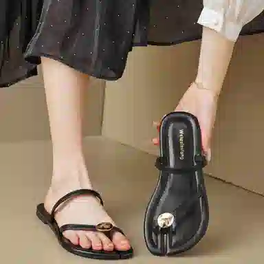 比比我 外穿时尚舒适人字拖鞋 女款