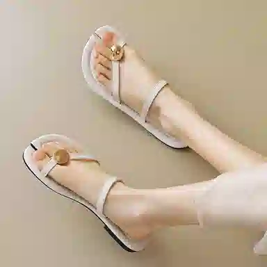 比比我 外穿时尚舒适人字拖鞋 女款