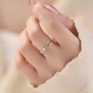 【S999足银】 琉堇 爱意交织钟久久恋爱频率莫比乌斯对戒简约小众设计清冷高级感精致轻奢气质 浪漫仪式感 足银 戒指 男女同款情侣款