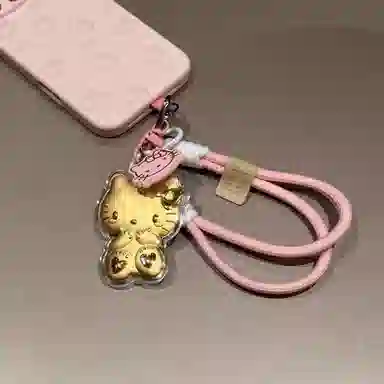 【高品质999金片】 琉堇 招财猫请发财 财运享通财源滚滚新中式国潮可爱萌趣创意日常通勤使用#好运 贴片 手机贴 女款