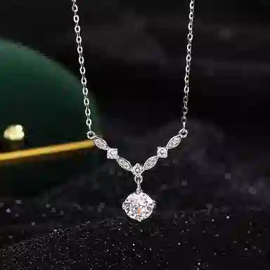 【纯银999 | 璀璨星光】  琉堇 星月系列 简约高级感小众设计轻奢百搭气质温柔妈妈女友通勤吊坠锁骨链 足银 项链 女款 告白礼盒