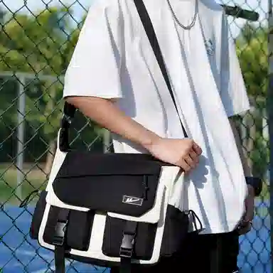 Warrior Messenger Bag Black