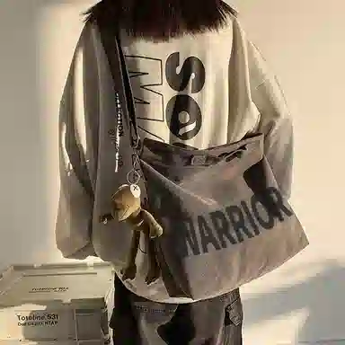 Warrior Canvas Bag Black