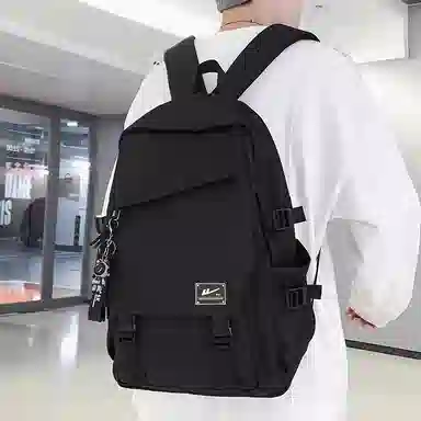 Warrior Nylon Backpack Black