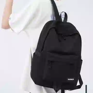 Warrior Nylon Backpack Black
