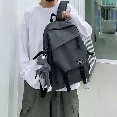 Warrior Nylon Backpack Black