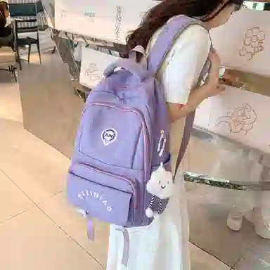 尊梵 多功能电脑背包大容量书包多口袋双肩包  尼龙 女款 多色