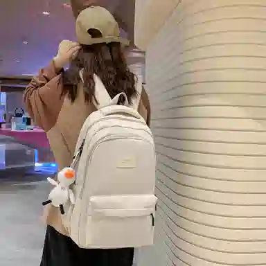 尊梵 多功能大容量多口袋拉链开合双肩包 尼龙 女款 多色