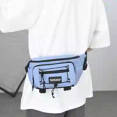 尊梵 潮牌运动款日系时尚休闲小挎包 尼龙布 胸包 常规 男女同款情侣款 多色