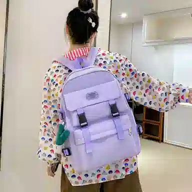 尊梵 双肩包 多功能校园小清新拉链开合   尼龙 女款 多色