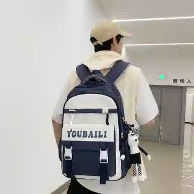 尊梵 休闲大容量时尚背包 尼龙 双肩包