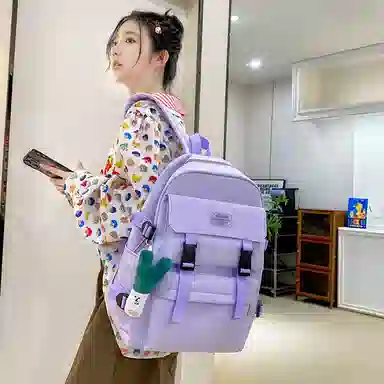 尊梵 双肩包 多功能校园小清新拉链开合   尼龙 女款 多色