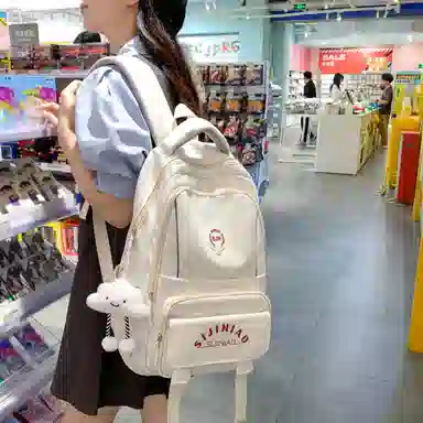 尊梵 多功能电脑背包大容量书包多口袋双肩包  尼龙 女款 多色