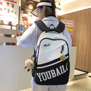 尊梵 简约大容量 尼龙 双肩包