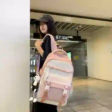 尊梵 休闲大容量时尚背包 尼龙 双肩包