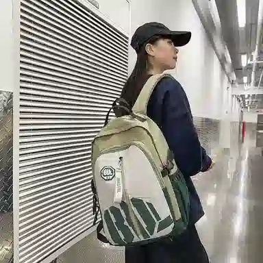 尊梵 大容量初中生结实耐用背包防水 尼龙 双肩包 男女同款情侣款 多色