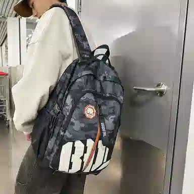 尊梵 大容量初中生结实耐用背包防水 尼龙 双肩包 男女同款情侣款 多色