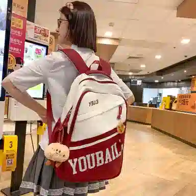 尊梵 简约大容量 尼龙 双肩包