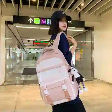 尊梵 休闲大容量时尚背包 尼龙 双肩包