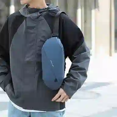 尊梵 简约多功能 尼龙布 腰包 男女同款情侣款 多色