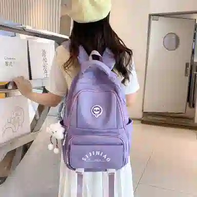 尊梵 多功能电脑背包大容量书包多口袋双肩包  尼龙 女款 多色