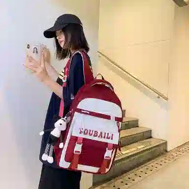 尊梵 休闲大容量时尚背包 尼龙 双肩包