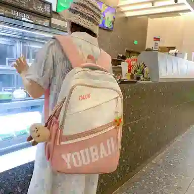 尊梵 简约大容量 尼龙 双肩包