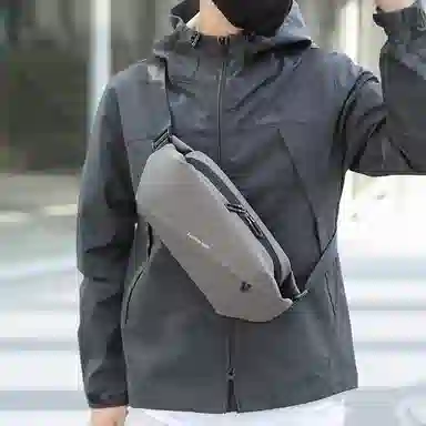 尊梵 简约多功能 尼龙布 腰包 男女同款情侣款 多色