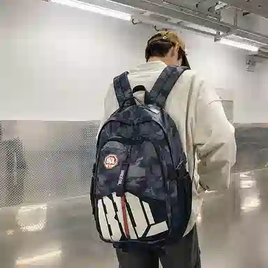 尊梵 大容量初中生结实耐用背包防水 尼龙 双肩包 男女同款情侣款 多色