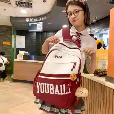 尊梵 简约大容量 尼龙 双肩包