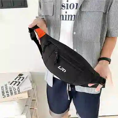 尊梵 日系小众设计百搭轻便 尼龙 胸包 男女同款情侣款 黑色/蓝色/白色