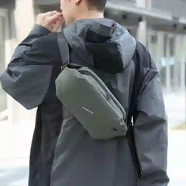 尊梵 简约多功能 尼龙布 腰包 男女同款情侣款 多色